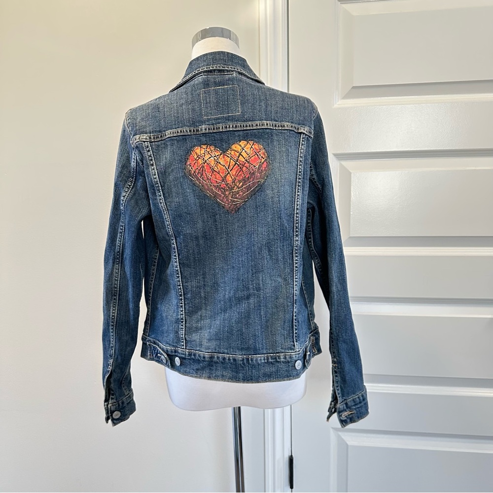 Levi's Heart Blue Jean Jacket